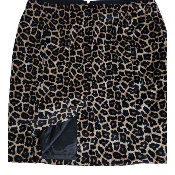 Liz Claiborne Animal Leopard Print Pencil Skirt - Size 16 - Picture 5 of 7